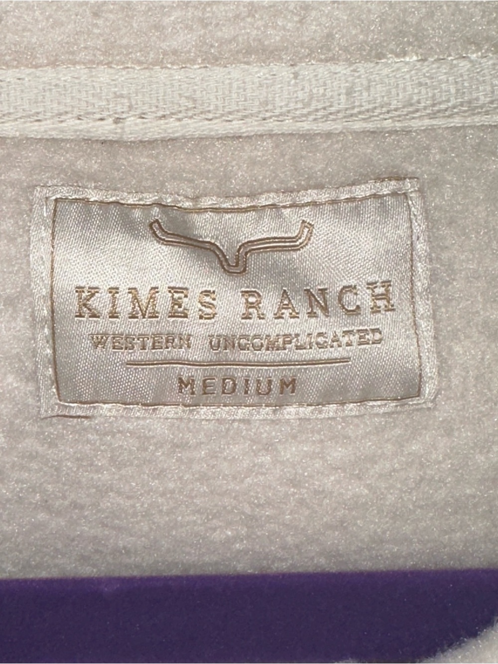 Kimes Ranch Ella Natural Hoodie Size M - Picture 2 of 3